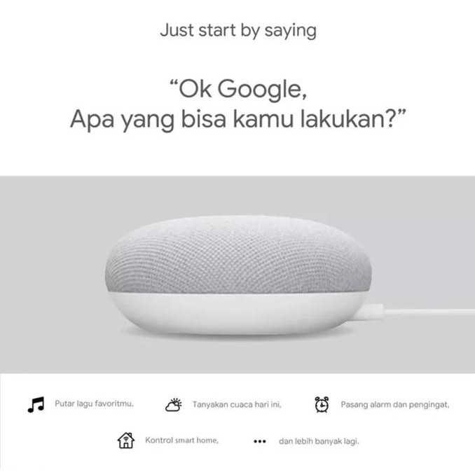 Google Nest Mini 2 / 2nd Generation - Garansi Resmi TAM Terlaris