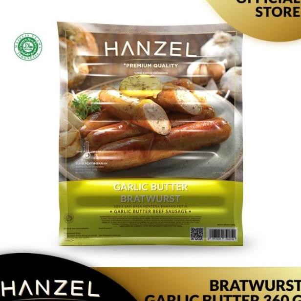 

Oi Hanzel Bratwurt Garlic Butter 360Gr