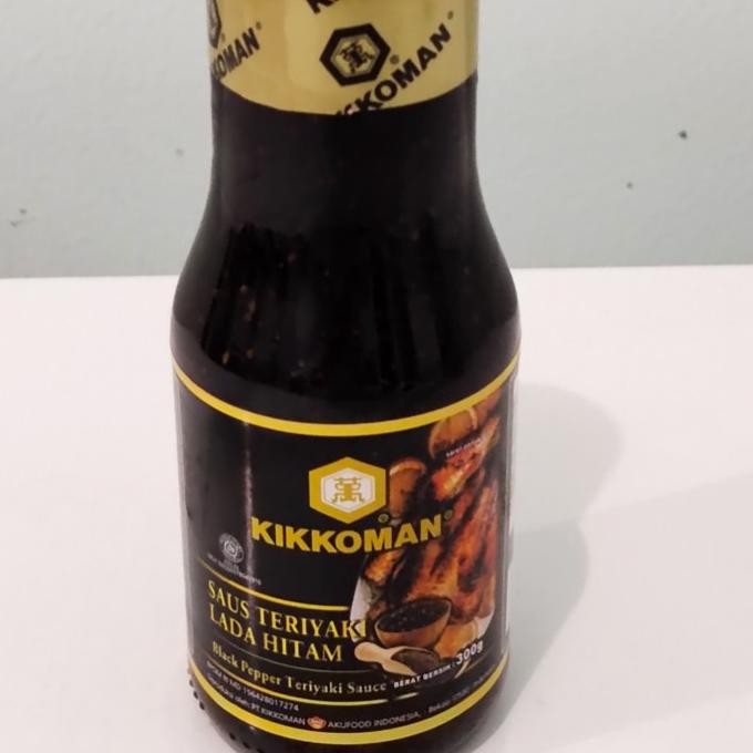 

Saos Kikkoman teriyaki lada hitam 300gram