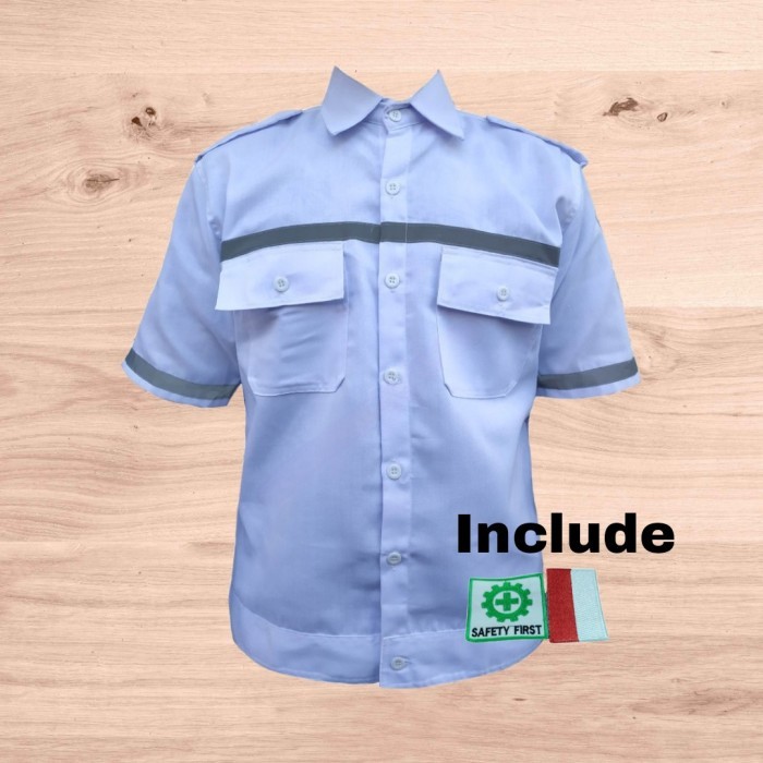 Wearpack Safety Seragam Kerja seragam Bengkel Lengan pendek