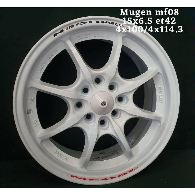 Velg Mugen Mf8 R15 Velg Racing Mobil Mugen Mf8 Ring 15