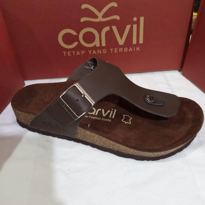 Sandal Classic Pria Carvil Colorado-01 Original Sandal Jadul Kulit Maskeri_Aja