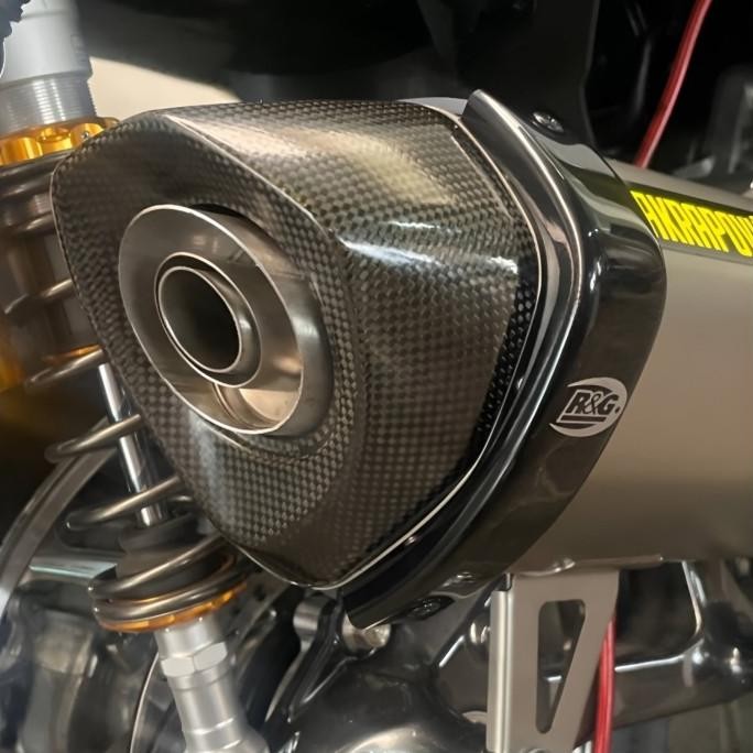 Pelindung knalpot exhaust guard protector slider Akrapovic by R&G