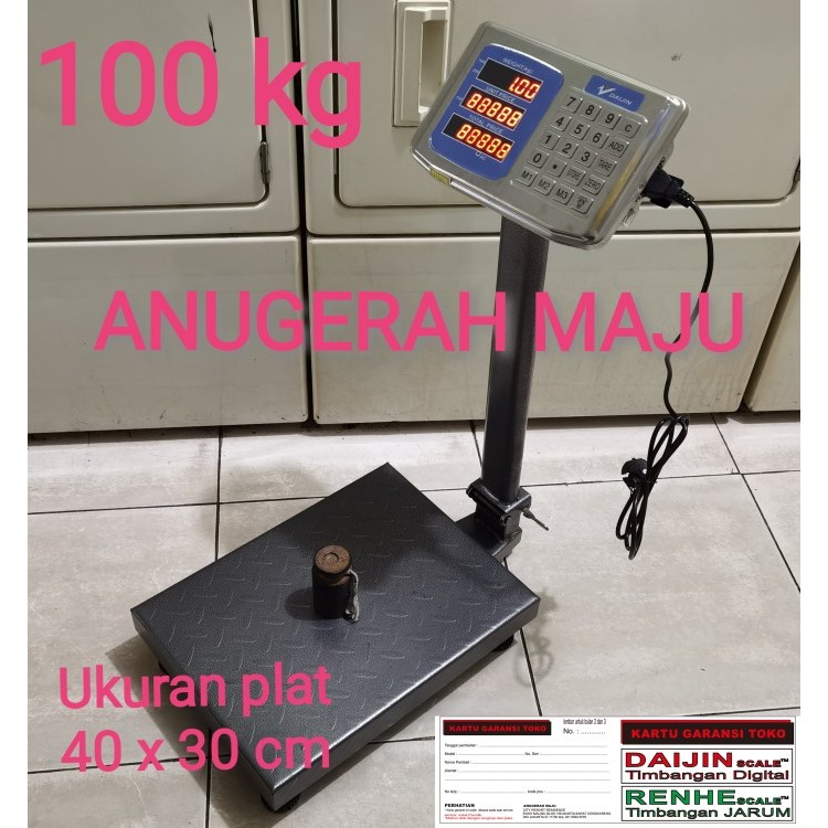 Termurah Timbangan Duduk Digital 100 Kg/Timbangan Barang Ekspedisi Paket 100 Kg