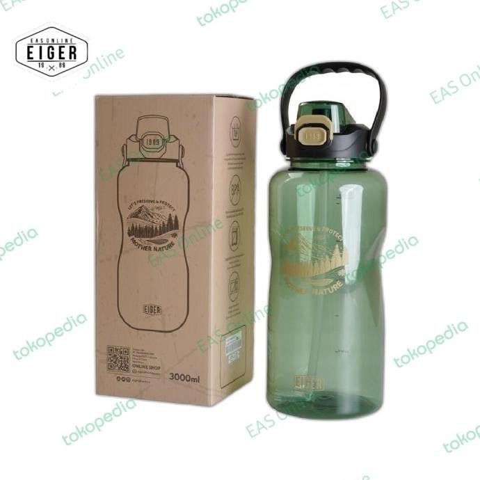 BOTOL MINUM 3 LITER EIGER BAATARA WATER BOTTLE 3L Terlaris