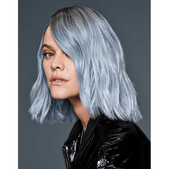 Sale CHAOBEN 0.11 ASH BLUE GRAY hair color cream cat rambut abu