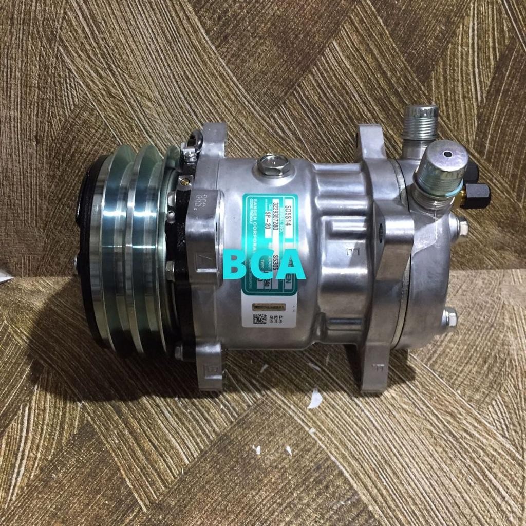 Kompresor Ac Mobil Sanden Sd508 Sd 508 Sd5H14  Sanden 24 Volt