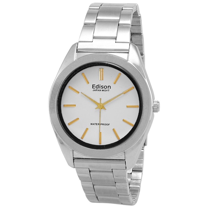 Jam Tangan Edison Ar Eg 252.1 R Waterproof Japan Movement