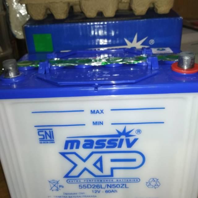 Aki-Accu Massiv Xp N 50Zl-55D26L 12V 60Ah Basah