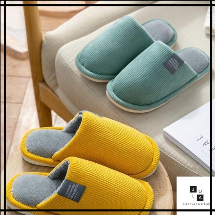 KEI Sandal Rumah Bulu Unisex Nyaman Empuk Wanita Pria Sendal anti slip KAM