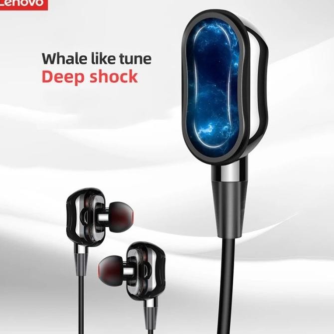 Lenovo HE05 Pro Sport Bluetooth Earphone Wireless Headset-White Terlaris