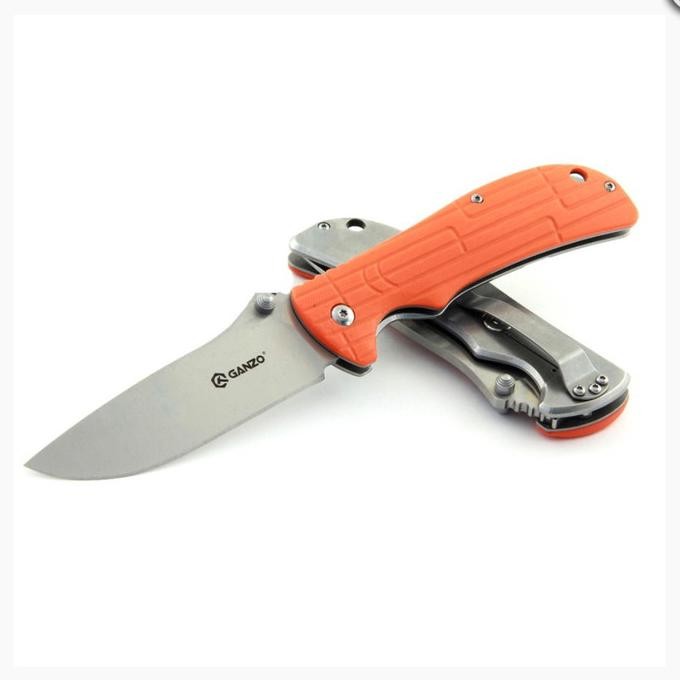 Ganzo G723 Pisau Lipet Pocket Knife Camping Stainless Steel Terlaris