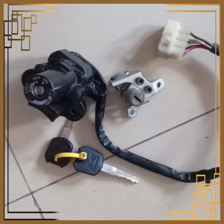[CTS] KUNCI KONTAK NINJA 250 FI SWITCH INGNITION ASSY KAWASAKI NINJA 250 FI KUNCI SET ON OFF NINJA 2