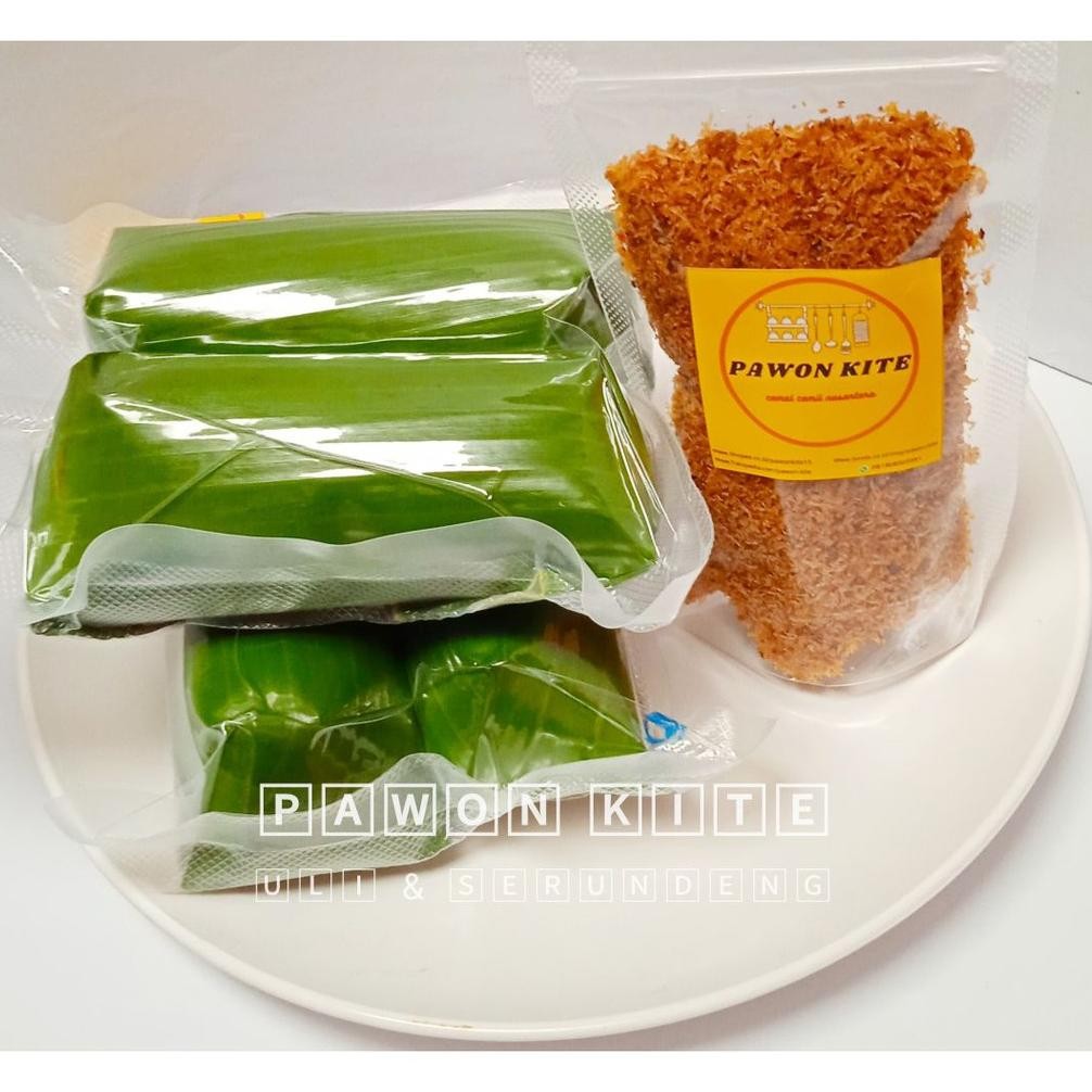 

Uli Ketan/Jadah 1 kg + Serundeng Kelapa 75 gr