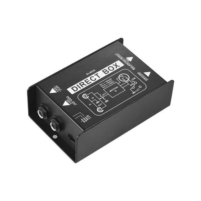 Single Channel Passive DI-Box Direct Injection Audio Box