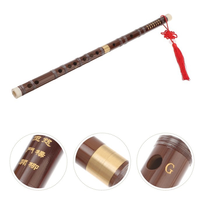 Flute Dizi Traditional Chinese Flute Beginner Level Wood Flute