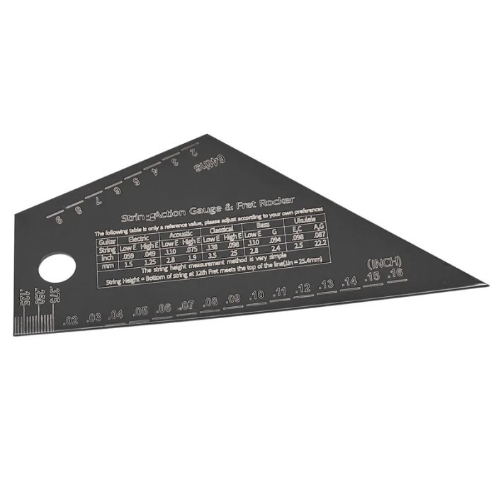 1 PC Stainless Steel Fret Leveling Tool Fret Rocker Guitar Luthier