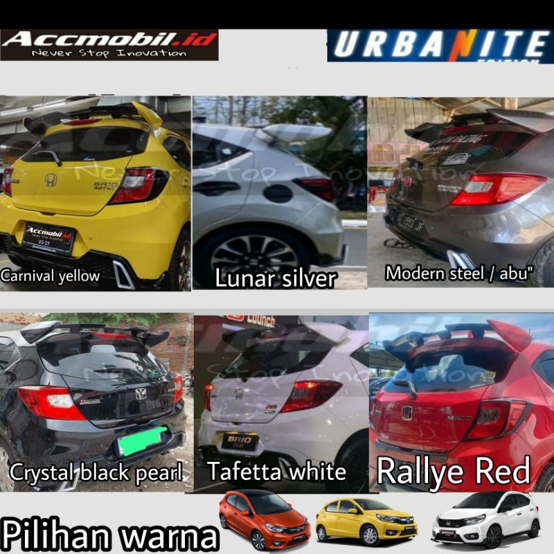 Body kit depan front lips all new brio model urbanite