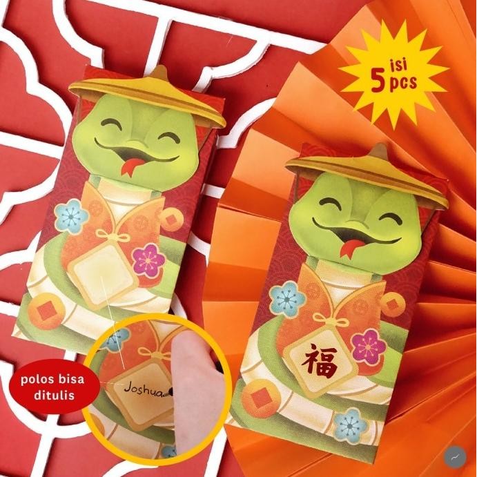 

Angpao Imlek 2025 Angpau Snake Angpao Ular Amplop Tahun Baru Sincia CNY