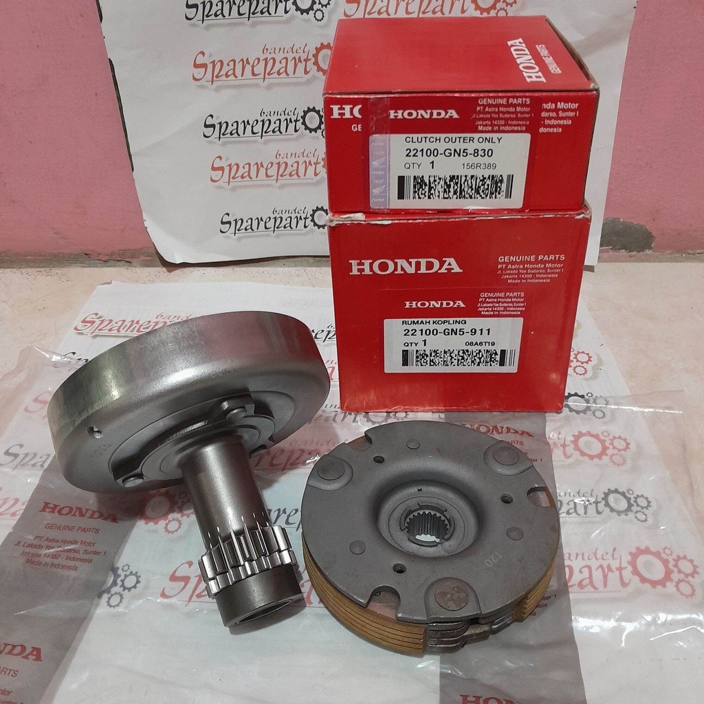 Lonceng ganda grand plus kampas ganda assy grand prima supra mangkok otomatis grand + kampas ganda