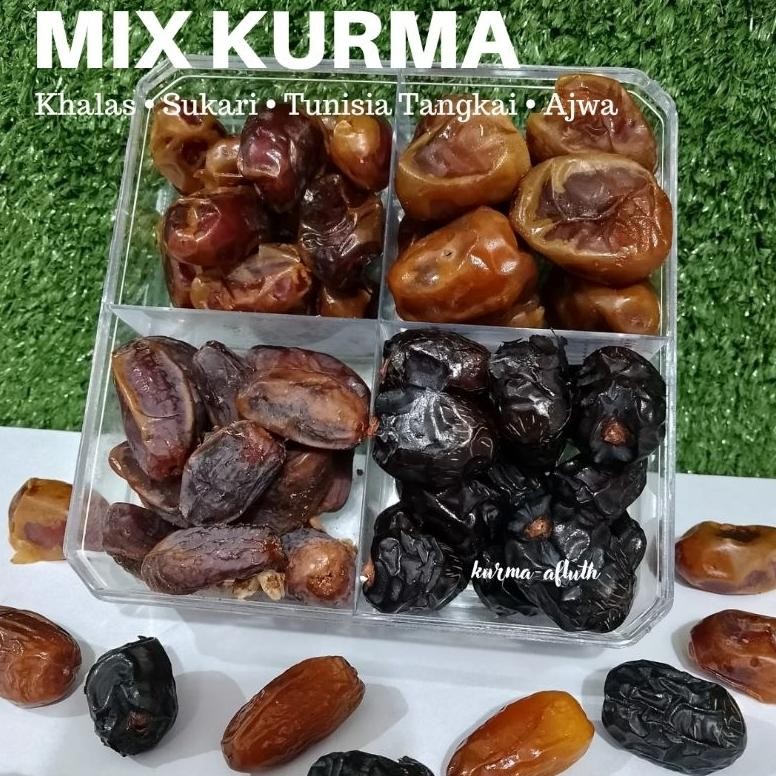 

[Afluth ] Mix Kurma / Kurma Ajwa / Sukari / Tunisia / Tunisia Tangkai / Khalas