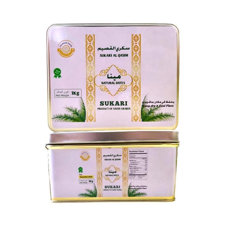 

Kurma Sukari Kaleng AL QASSIM Kan Kaleng Pum 1kg