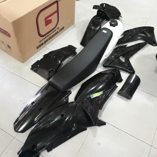 BODY SET GORDON HITAM FULL PNP KAWASAKI KLX DTRAKER BF L S Import Premium