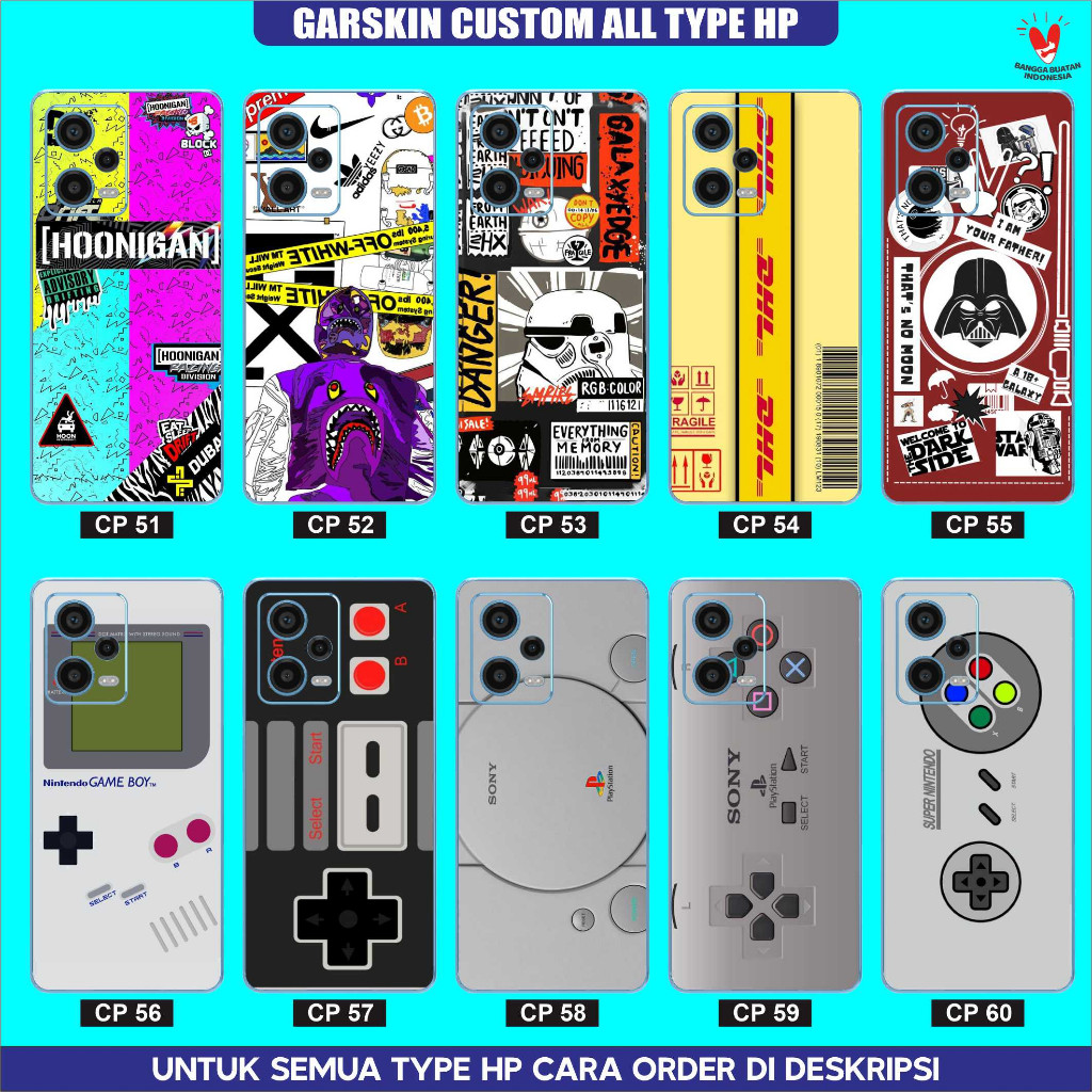 

*PromoTerjangkau* Xiaomi Redmi Note 12 4G Garskin Wrap Stiker Premium / X Casing Case COD