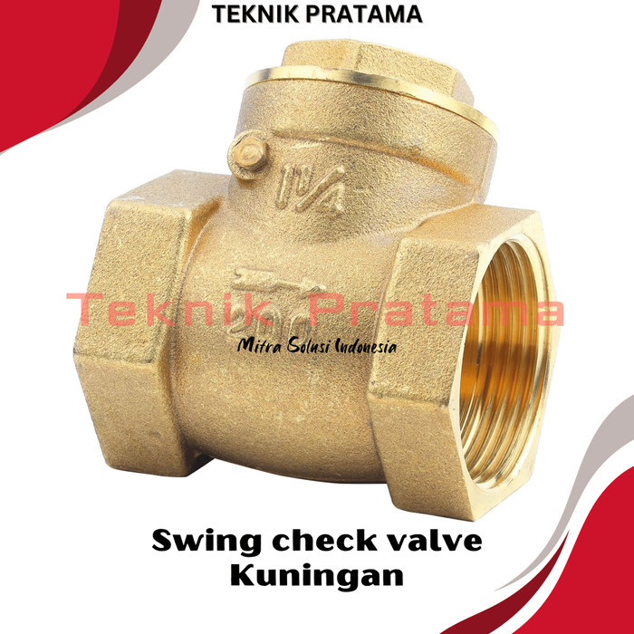 1" Swing Check Valve Kuningan / Klep Tabok Bronze 1" inch