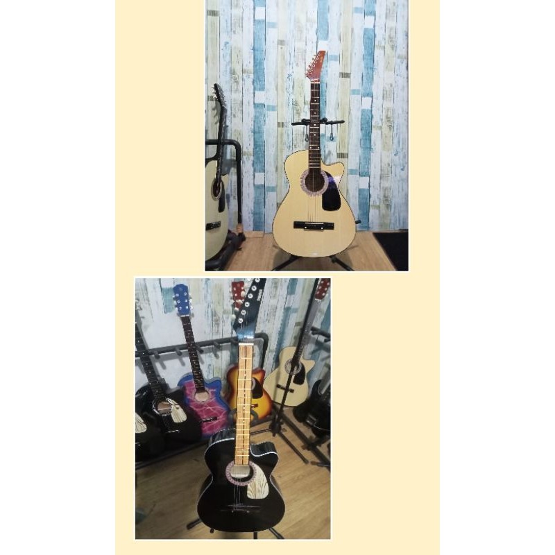 OLSHOP BANJARMASIN - gitar baru Yamaha FG320STL akustik bunyi dan kualitas di jamin mantap senar