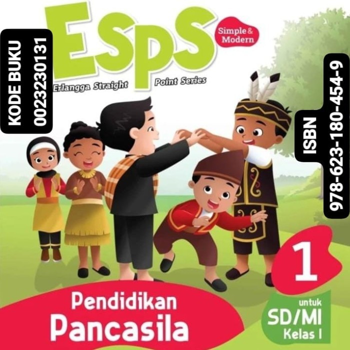 

Buku ESPS Pancasila Revisi Kelas 1 SD / MI Kurikulum Merdeka Erlangga