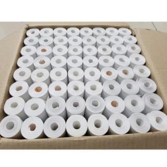 

Kertas Thermal Kasir Struk Roll 58x40 mm POS Receipt Printer 100 pcs