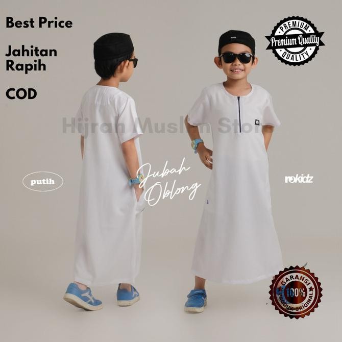 Jubah Anak Polos Jubah Anak Laki Laki Lengan Pendek Gamis Anak Laki