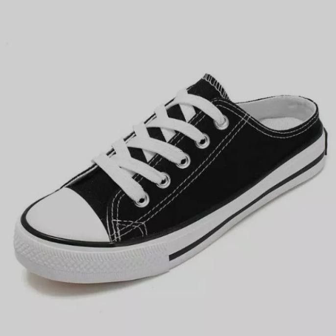 sepatu sandal sneakers converse all star wanita/pria slip on terlaris BS01