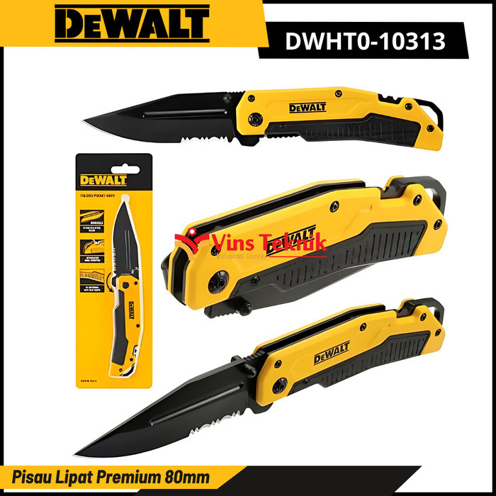 

TERBARU! Pisau Lipat Premium 80mm Premium Pocket Knife DeWALT DWHT0-10313