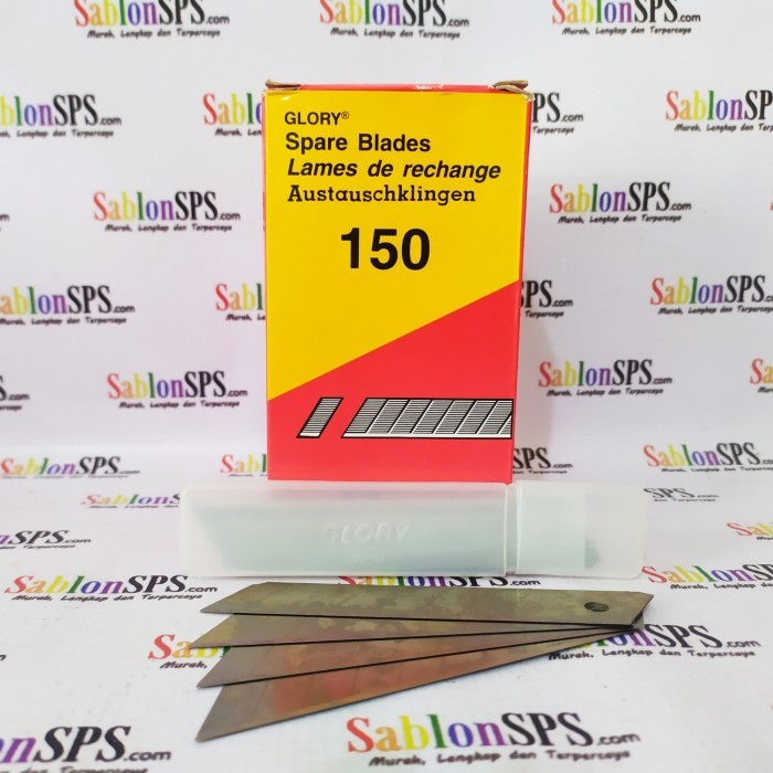 

TERBARU! ISI CUTTER GLORY 150 BESAR 1 BOX