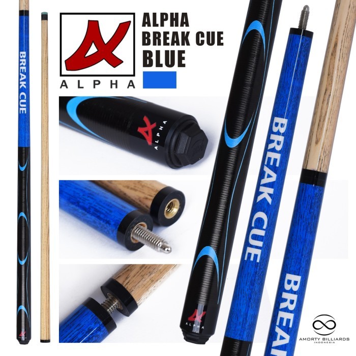Alpha Break Cue - Blue / Stick Break Billiard