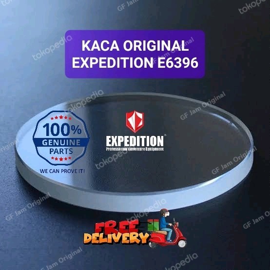 T4npa Ribet- KACA JAM TANGAN EXPEDITION E6396 E 6396 ORIGINAL SPARE PART 100%