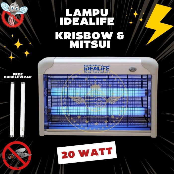 Idealife lampu nyamuk 20w krisbow mitsui