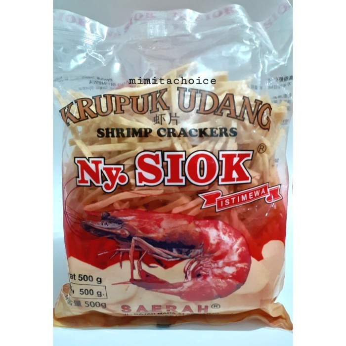 

NY.SIOK KERUPUK UDANG STIK 500GRAM