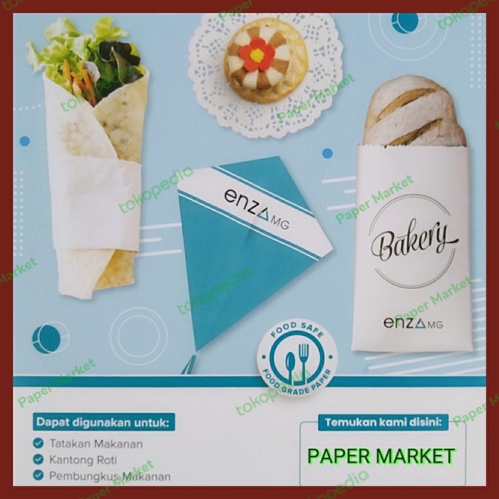 

kertas Litho Putih 40 GSM ukuran 79 cm x 109 cm 1 RIM 500 Lembar