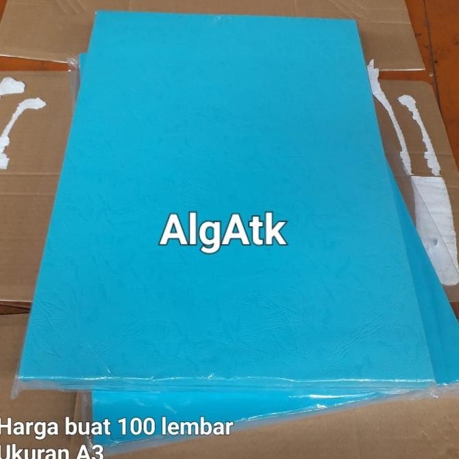 

Sale Kertas Cover Jilid Buffalo A3 Biru Benhur Isi 100 Lembar Stock