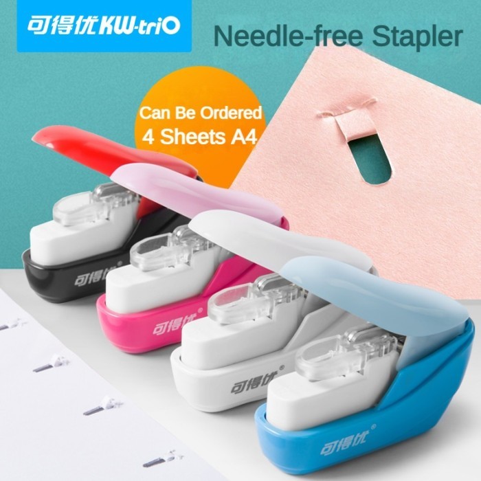 

No Staples Stapling Machine Mini Book Stapleless Stapler Paper Stapling Stapler Without Staple