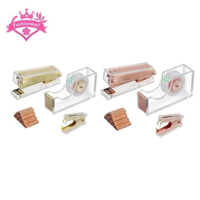 

Set 1000 Staples Bahan Akrilik Transparan Untuk Aksesoris Meja Marun