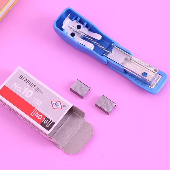 

Mini Stapler Set Paper Binder Stationery Office Binding Tool for School