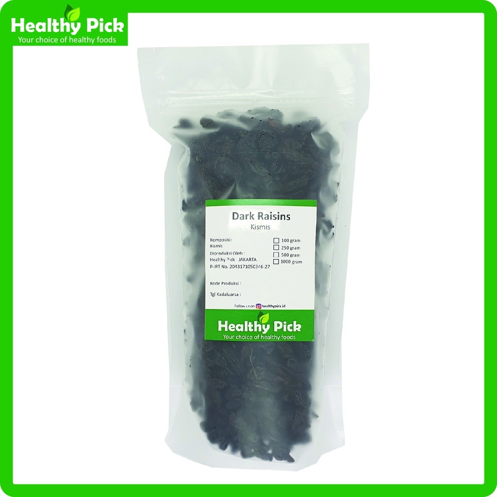 

Dried Raisin (Kismis Hitam) 100gr M4U1
