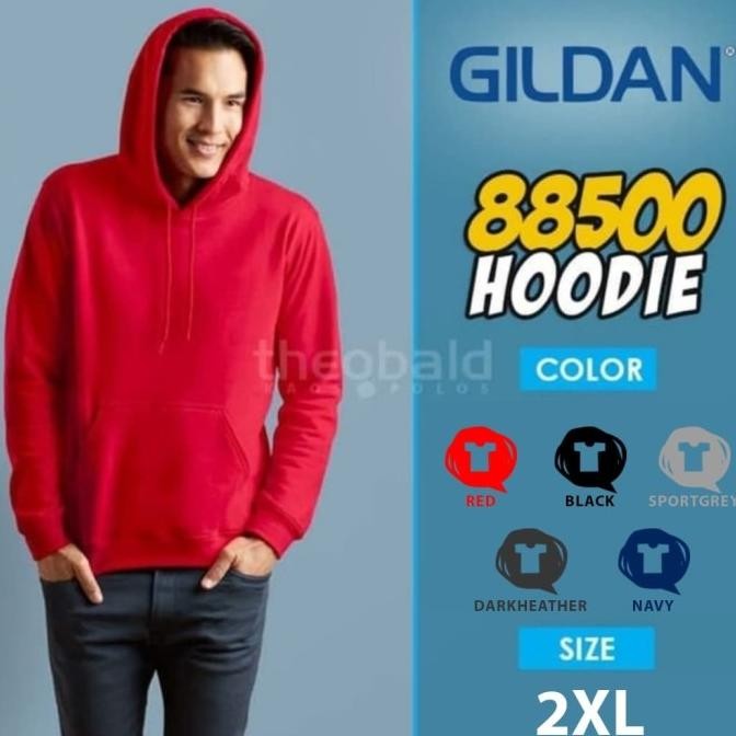 Bagus  Gildan Hoodie 88500 Original Size Xxl Premium