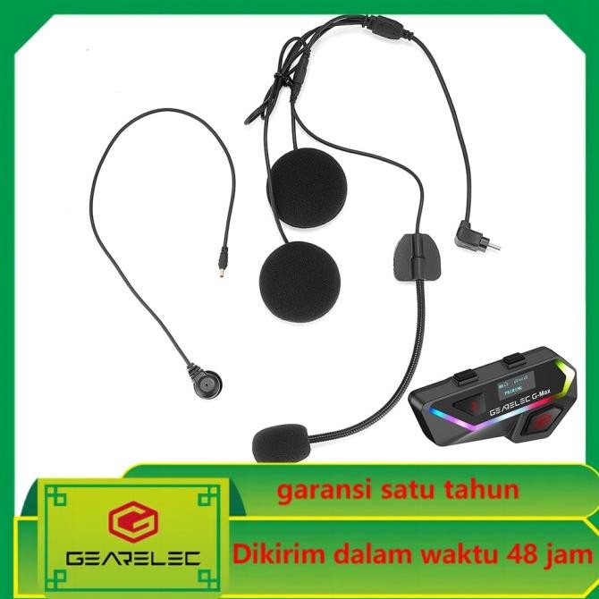 Untuk G-MAX Motor Helm Bluetooth Headset Pengganti Speaker Mic Set Terlaris