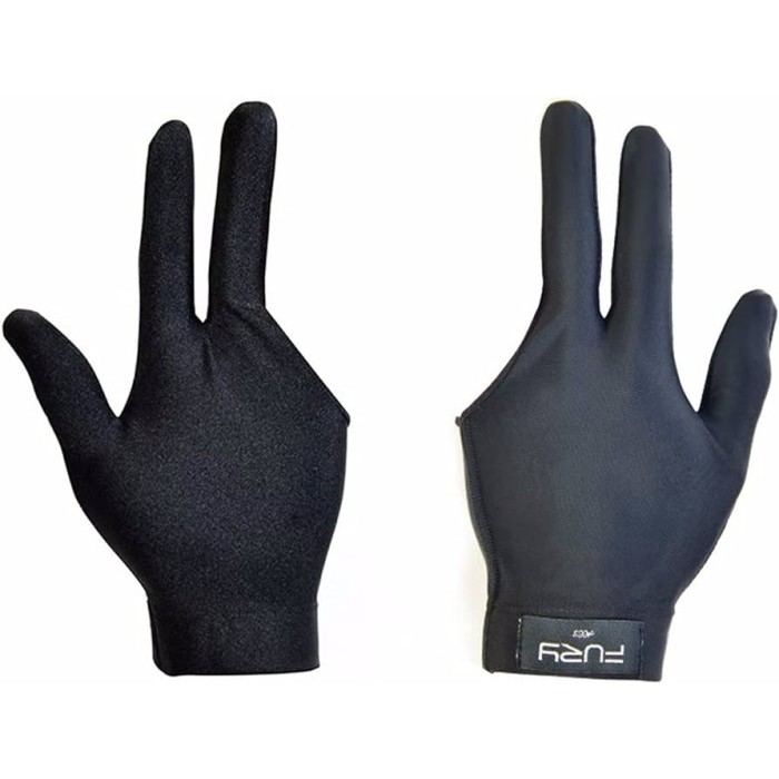 BILLIARD GLOVE // FURY GLOVE // SARUNG TANGAN BILLIARD // BLACK