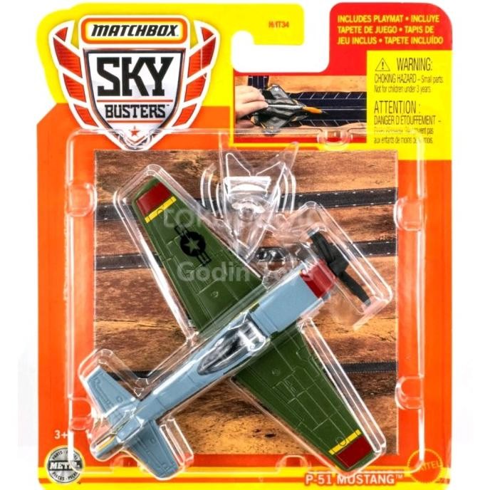 Matchbox Sky Busters P-51 Mustang diecast